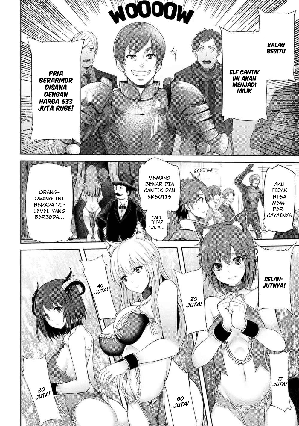 Ie ga Moete Jinsei Dou Demo Yoku Natta kara, Nokotta Nakenashi no Kin de Dark Elf no Dorei o Katta Chapter 1 - halaman 18
