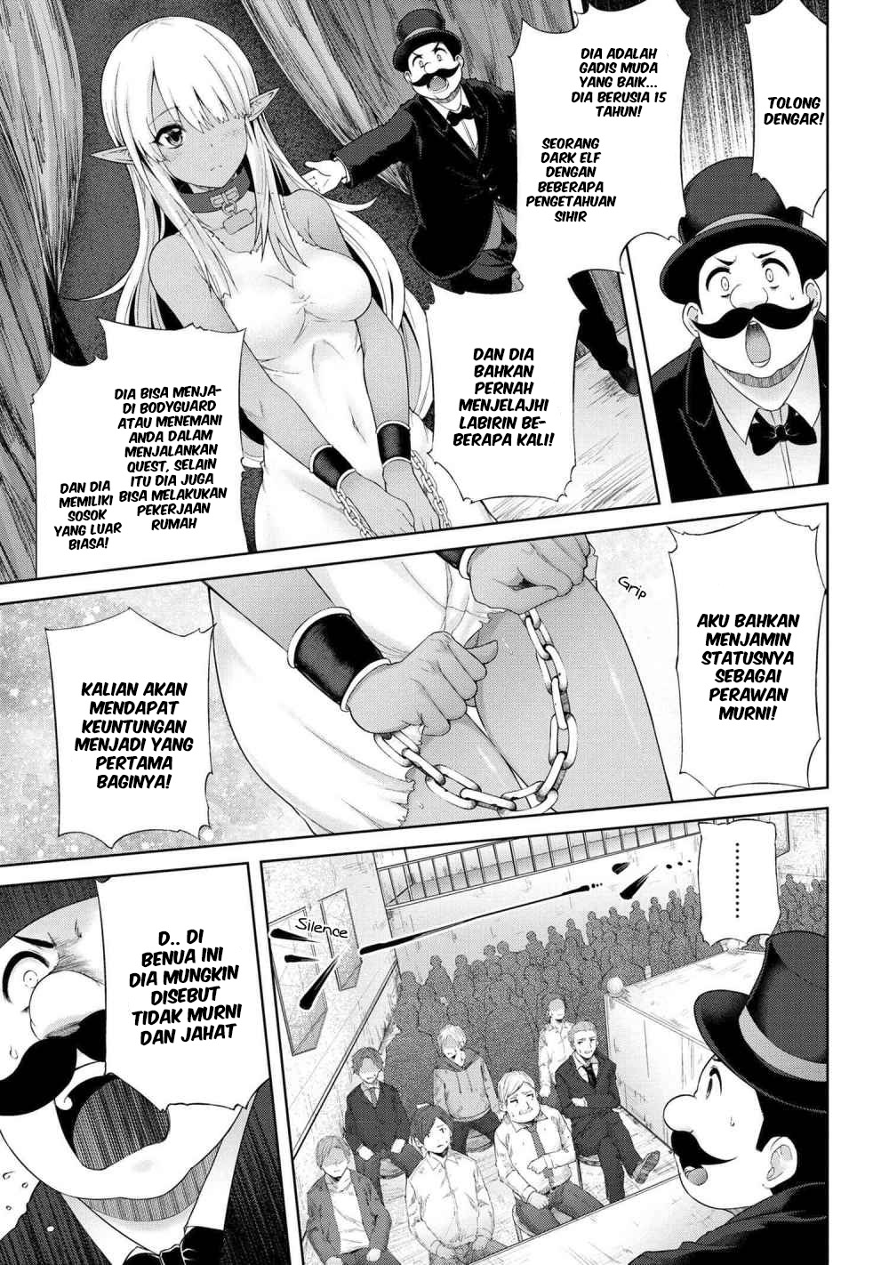 Ie ga Moete Jinsei Dou Demo Yoku Natta kara, Nokotta Nakenashi no Kin de Dark Elf no Dorei o Katta Chapter 1 - halaman 23