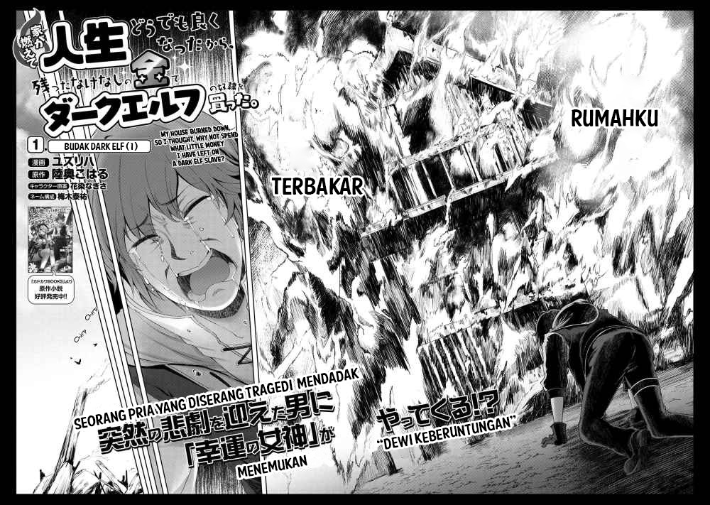 Ie ga Moete Jinsei Dou Demo Yoku Natta kara, Nokotta Nakenashi no Kin de Dark Elf no Dorei o Katta Chapter 1 - halaman 3