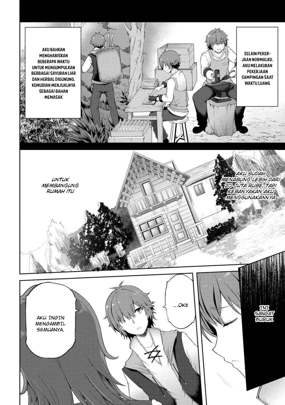 Ie ga Moete Jinsei Dou Demo Yoku Natta kara, Nokotta Nakenashi no Kin de Dark Elf no Dorei o Katta Chapter 1 - halaman 9