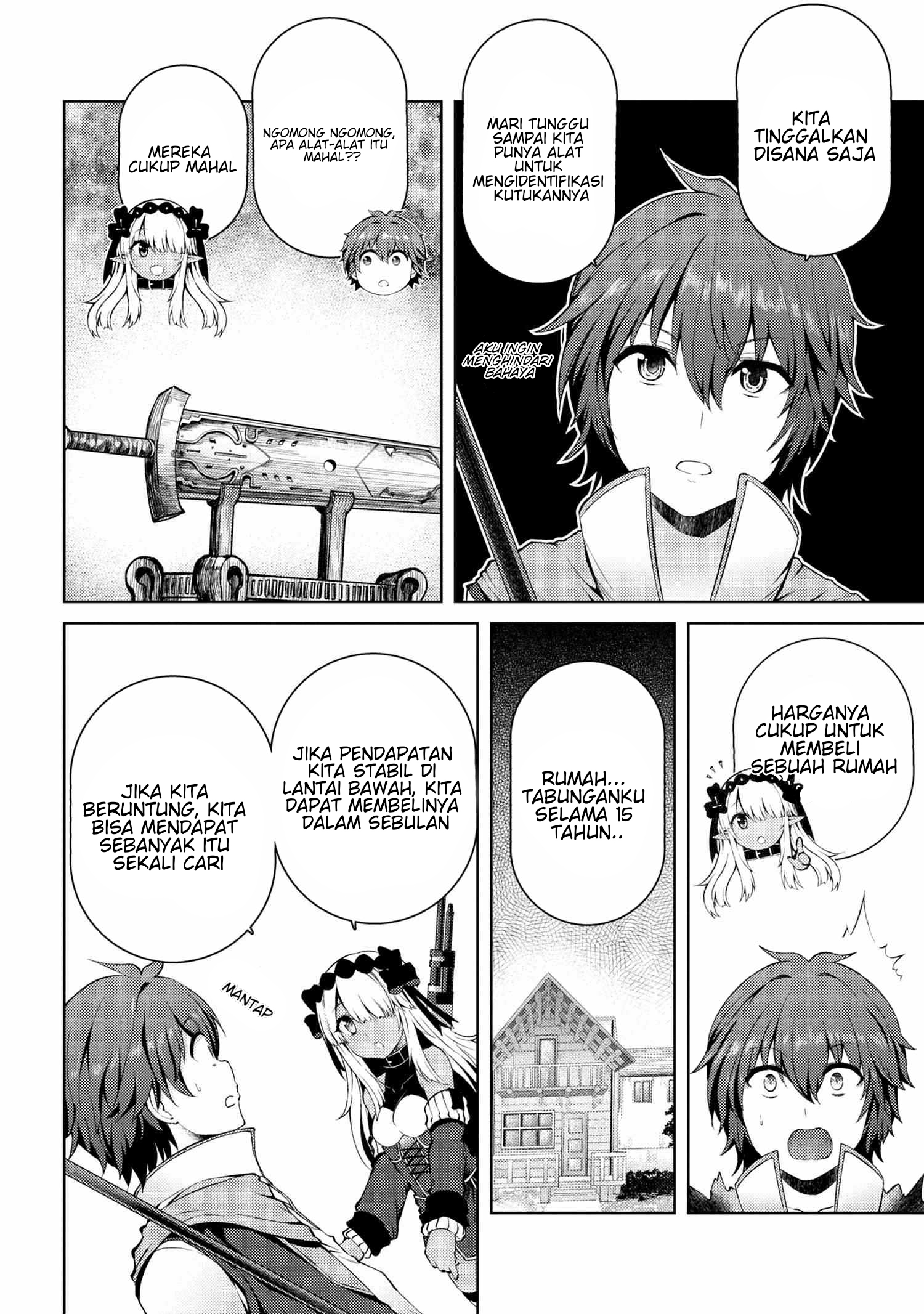 Ie ga Moete Jinsei Dou Demo Yoku Natta kara, Nokotta Nakenashi no Kin de Dark Elf no Dorei o Katta Chapter 4.2 - halaman 4