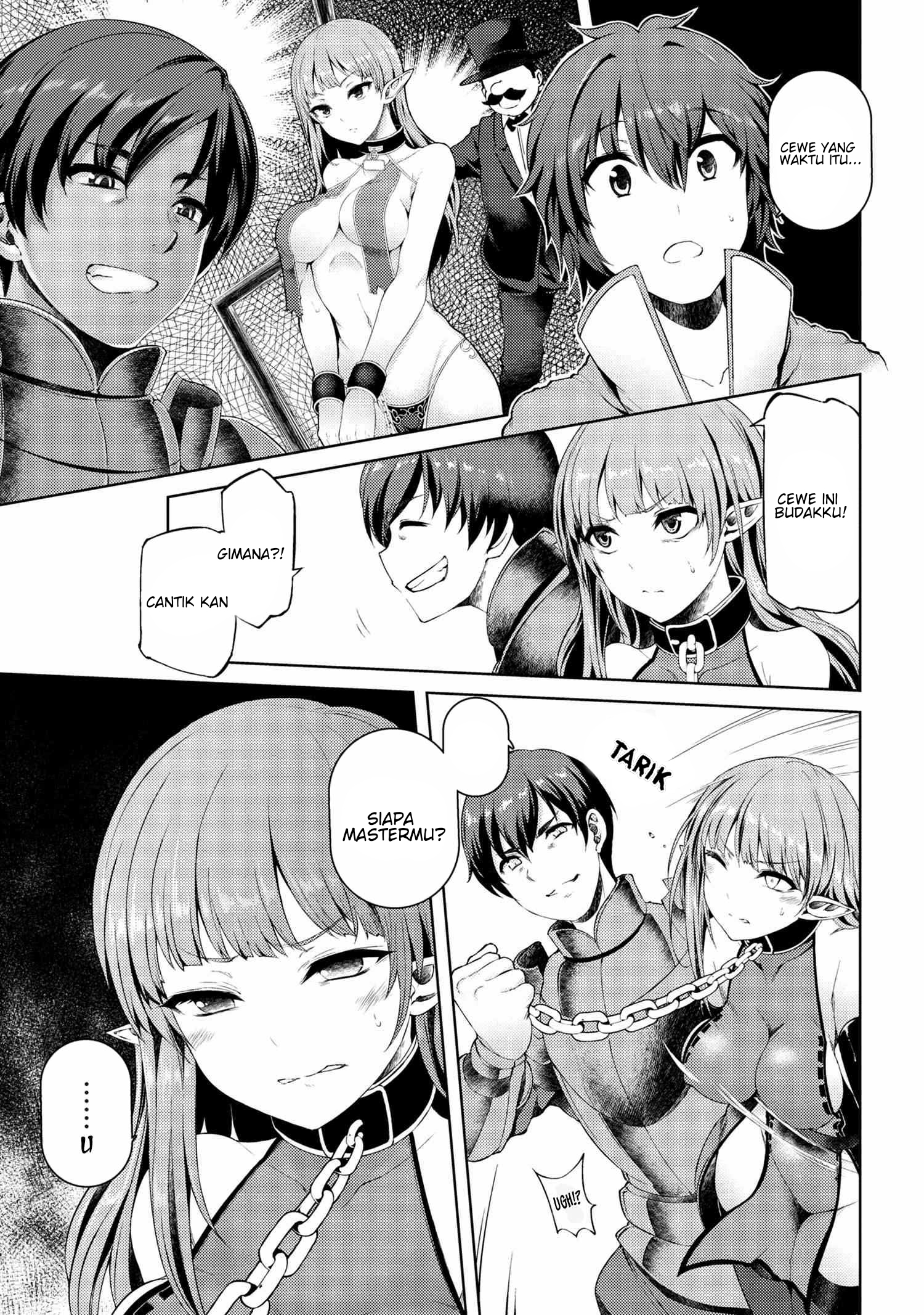 Ie ga Moete Jinsei Dou Demo Yoku Natta kara, Nokotta Nakenashi no Kin de Dark Elf no Dorei o Katta Chapter 4.2 - halaman 7