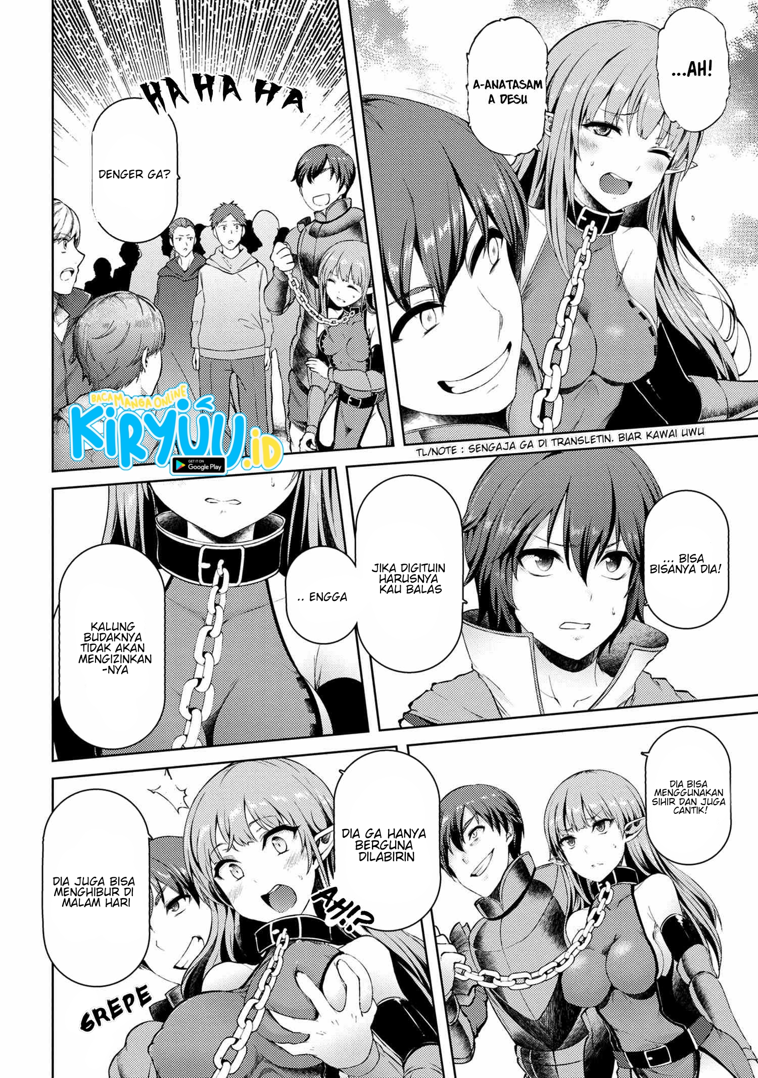 Ie ga Moete Jinsei Dou Demo Yoku Natta kara, Nokotta Nakenashi no Kin de Dark Elf no Dorei o Katta Chapter 4.2 - halaman 8