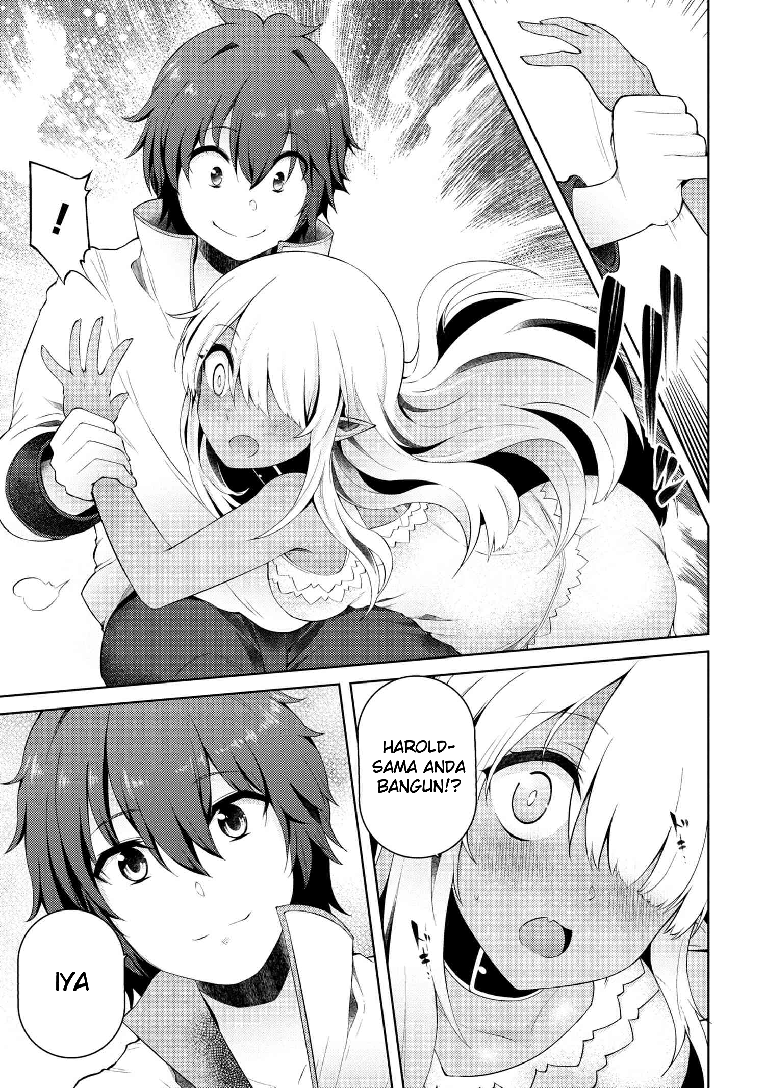 Ie ga Moete Jinsei Dou Demo Yoku Natta kara, Nokotta Nakenashi no Kin de Dark Elf no Dorei o Katta Chapter 7.1 - halaman 13
