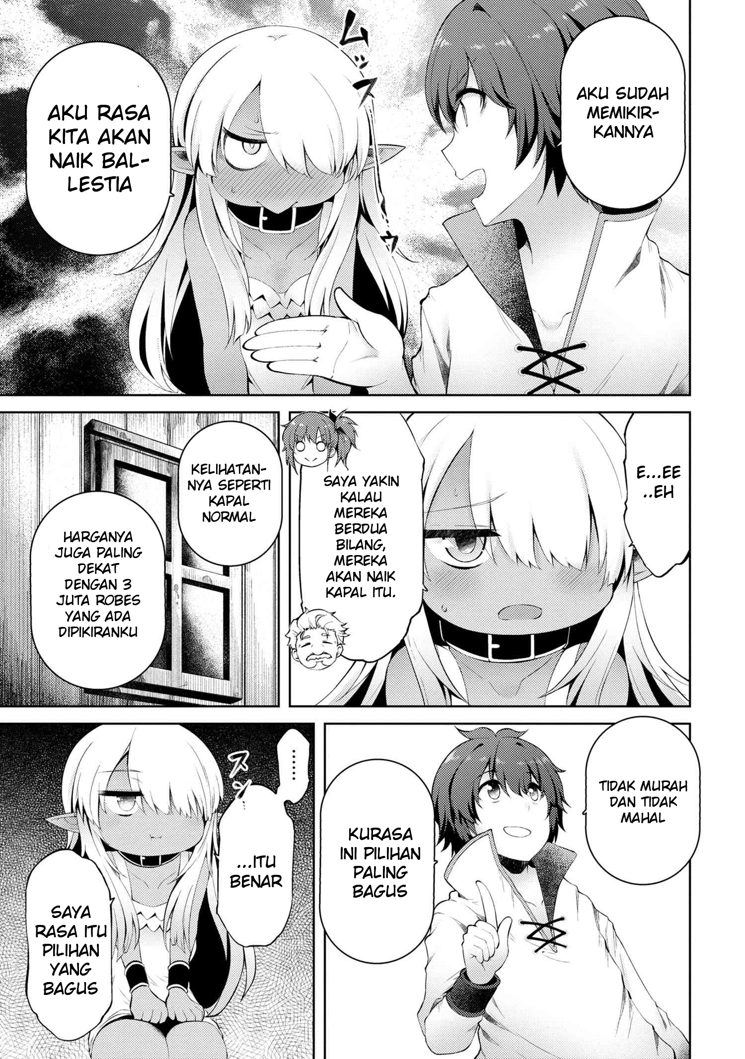 Ie ga Moete Jinsei Dou Demo Yoku Natta kara, Nokotta Nakenashi no Kin de Dark Elf no Dorei o Katta Chapter 7.1 - halaman 17