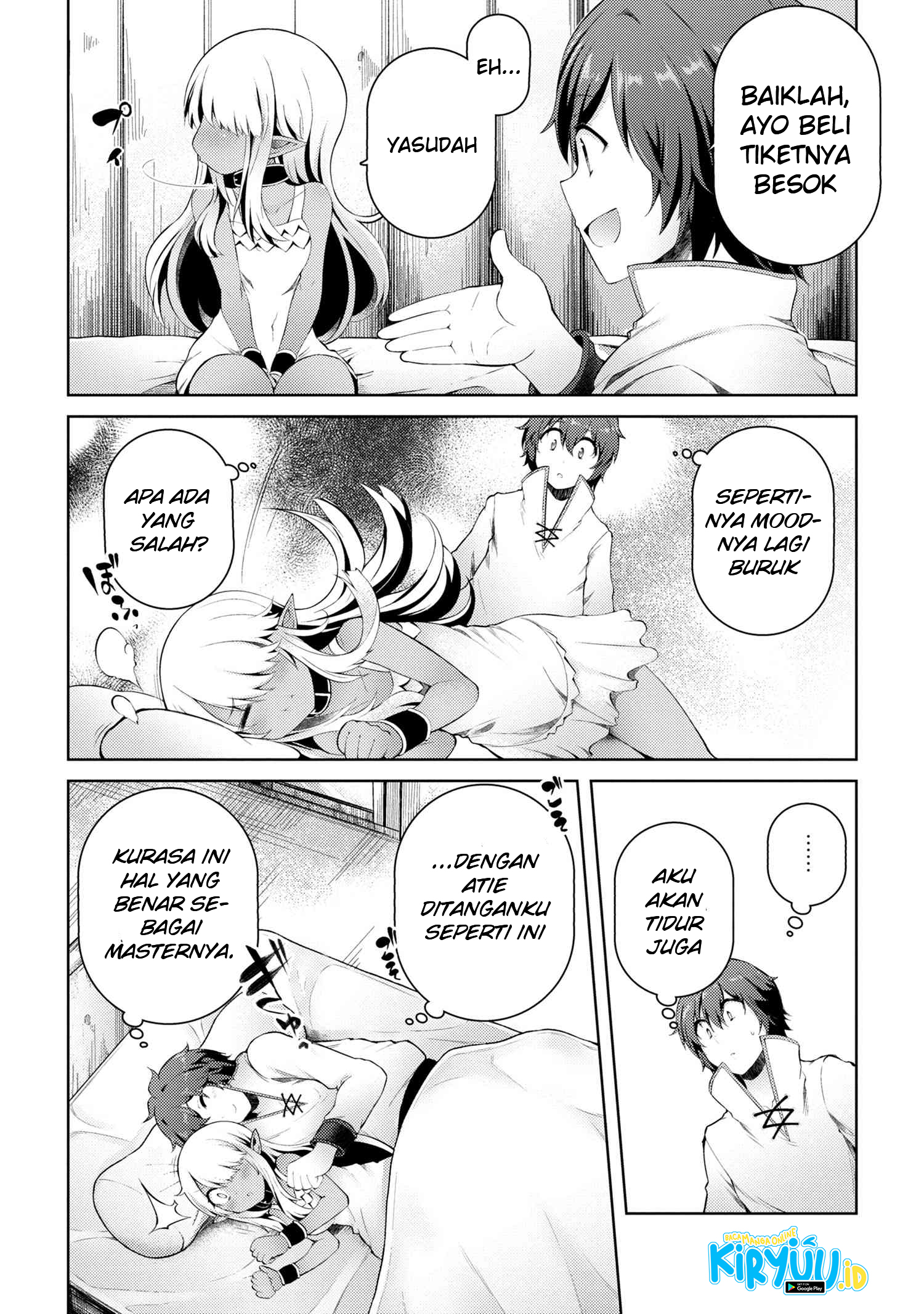 Ie ga Moete Jinsei Dou Demo Yoku Natta kara, Nokotta Nakenashi no Kin de Dark Elf no Dorei o Katta Chapter 7.1 - halaman 18