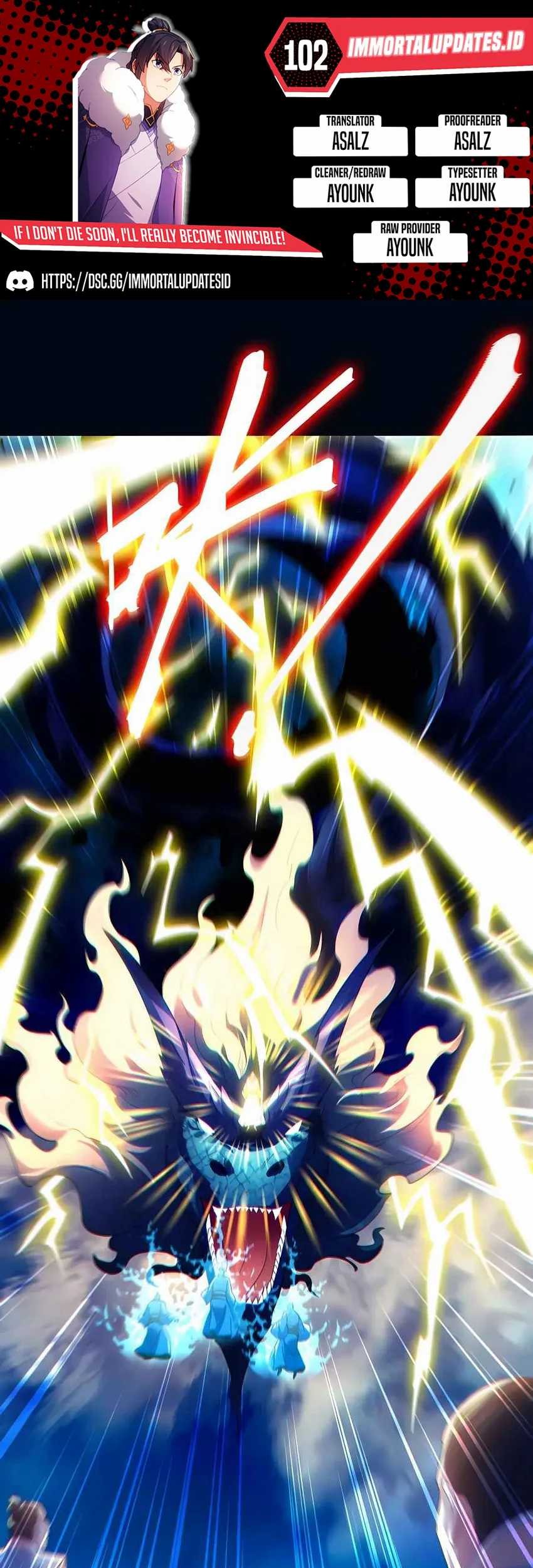 If I Don’t Die, I’ll Be Invincible Chapter 102 - halaman 1