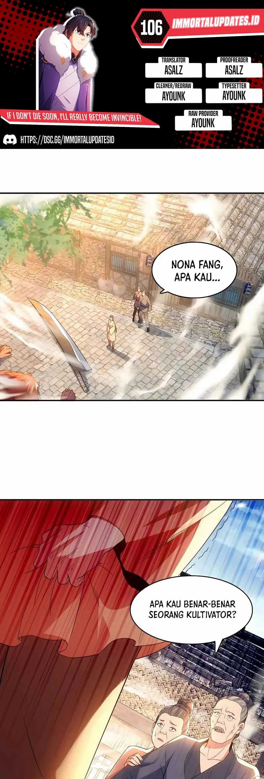 If I Don’t Die, I’ll Be Invincible Chapter 106 - halaman 1