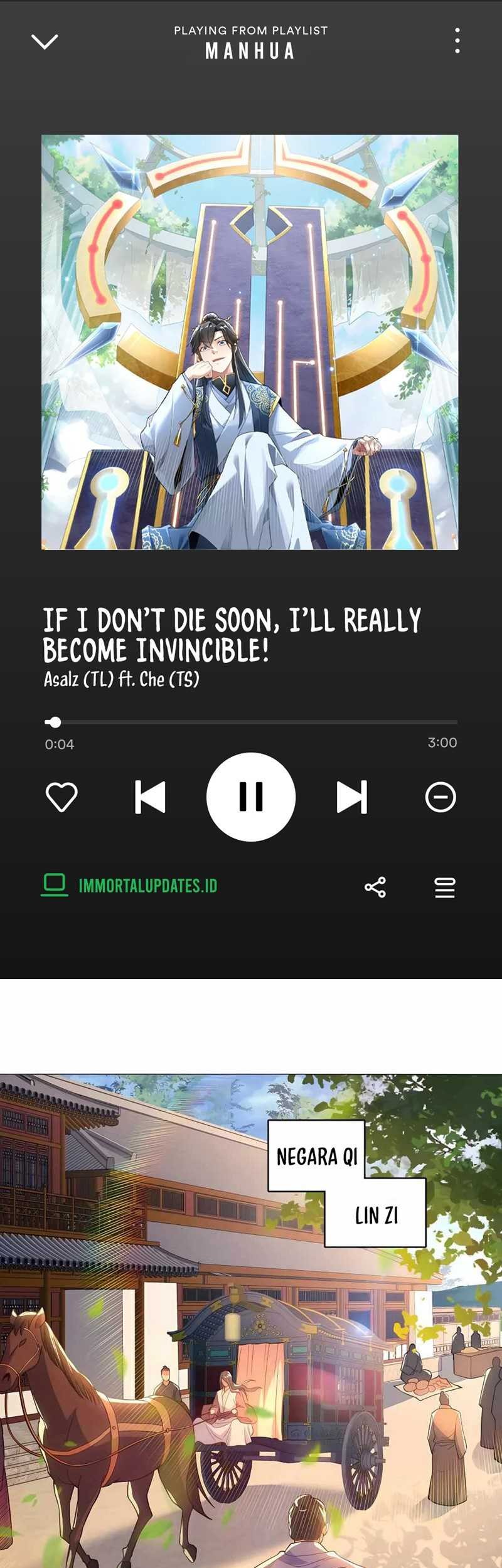 If I Don’t Die, I’ll Be Invincible Chapter 109 - halaman 1