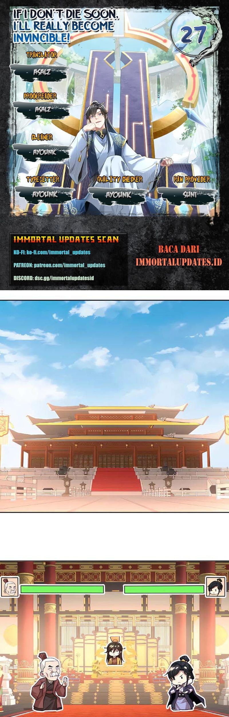 If I Don’t Die, I’ll Be Invincible Chapter 27 - halaman 1