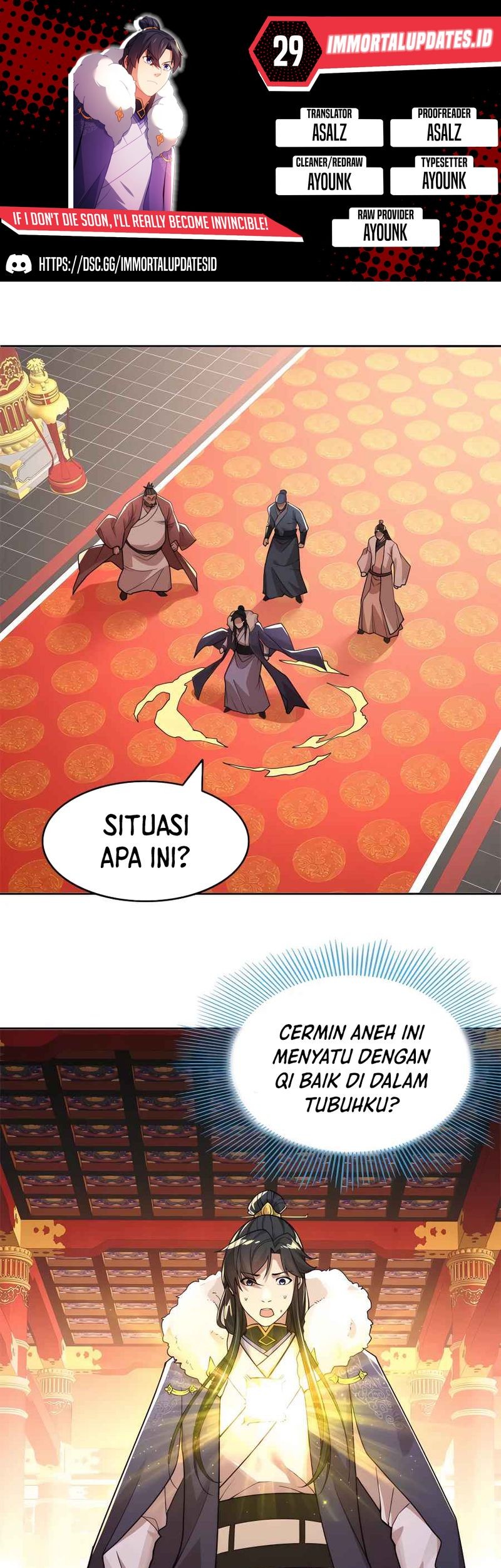 If I Don’t Die, I’ll Be Invincible Chapter 29 - halaman 1