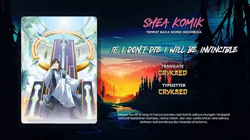 If I Don’t Die, I’ll Be Invincible Chapter 3 - halaman 1