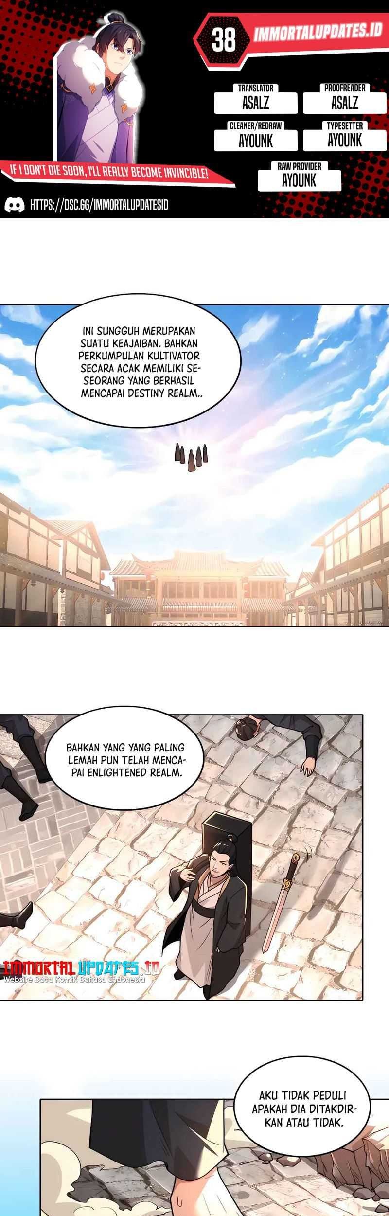 If I Don’t Die, I’ll Be Invincible Chapter 38 - halaman 1