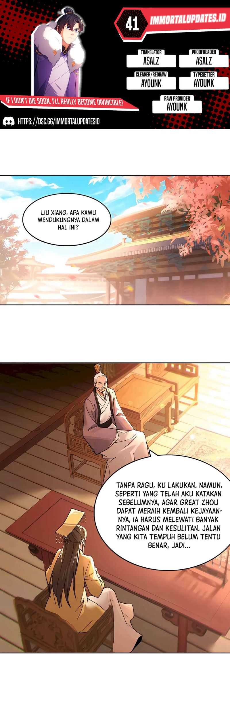 If I Don’t Die, I’ll Be Invincible Chapter 41 - halaman 1