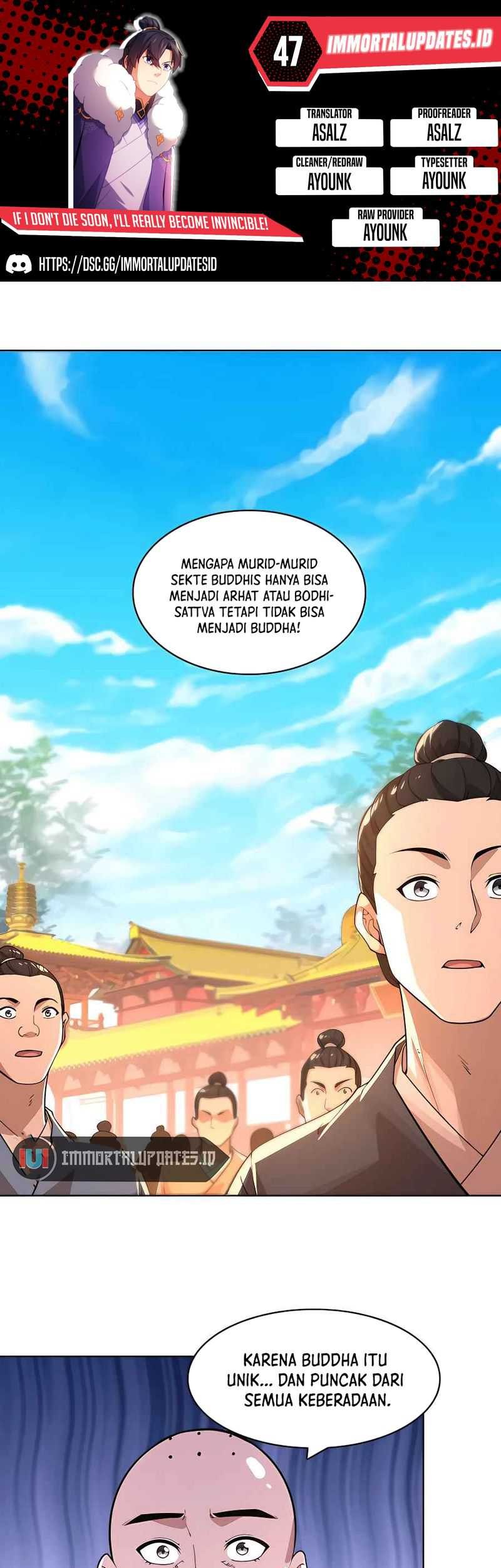 If I Don’t Die, I’ll Be Invincible Chapter 47 - halaman 1