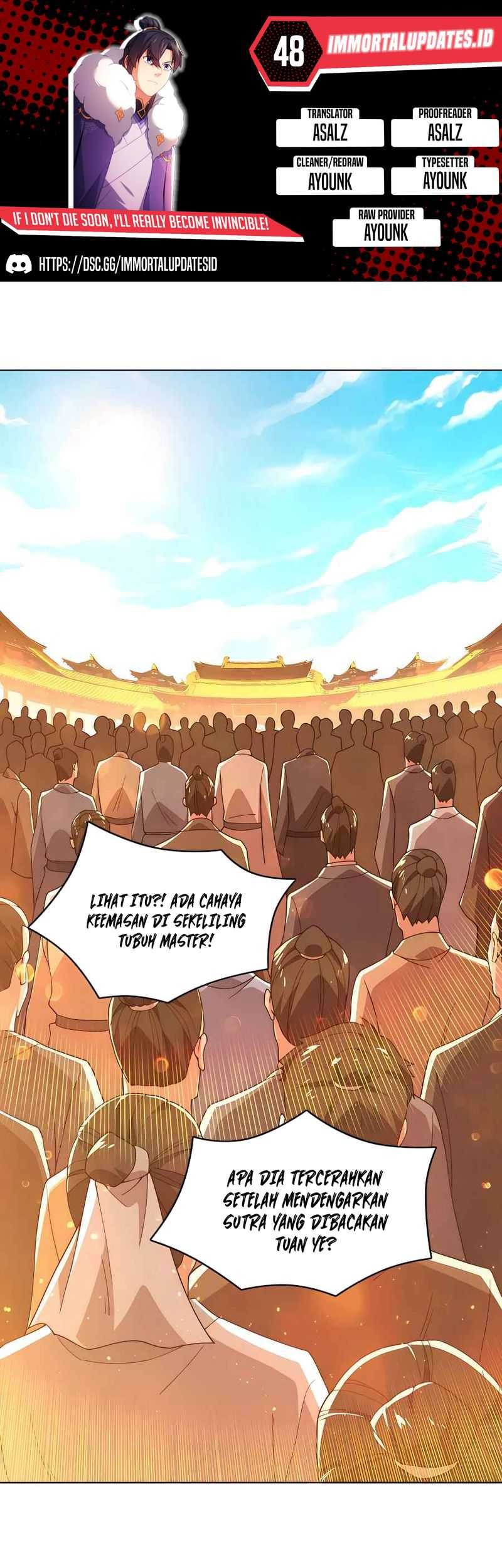 If I Don’t Die, I’ll Be Invincible Chapter 48 - halaman 1