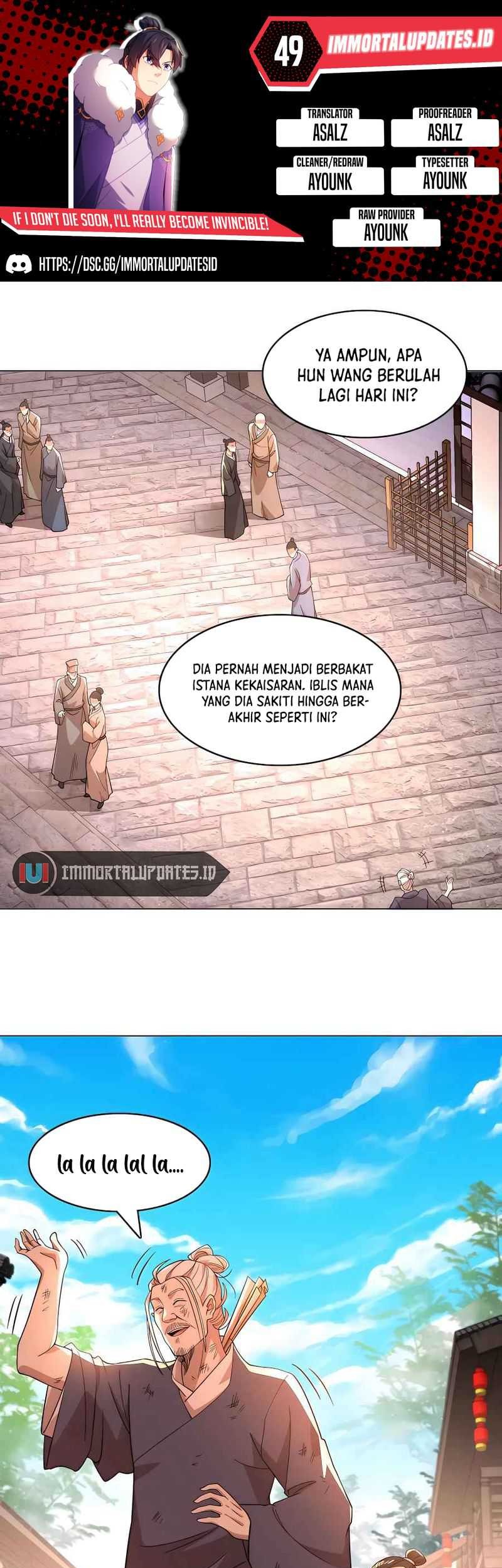 If I Don’t Die, I’ll Be Invincible Chapter 49 - halaman 1