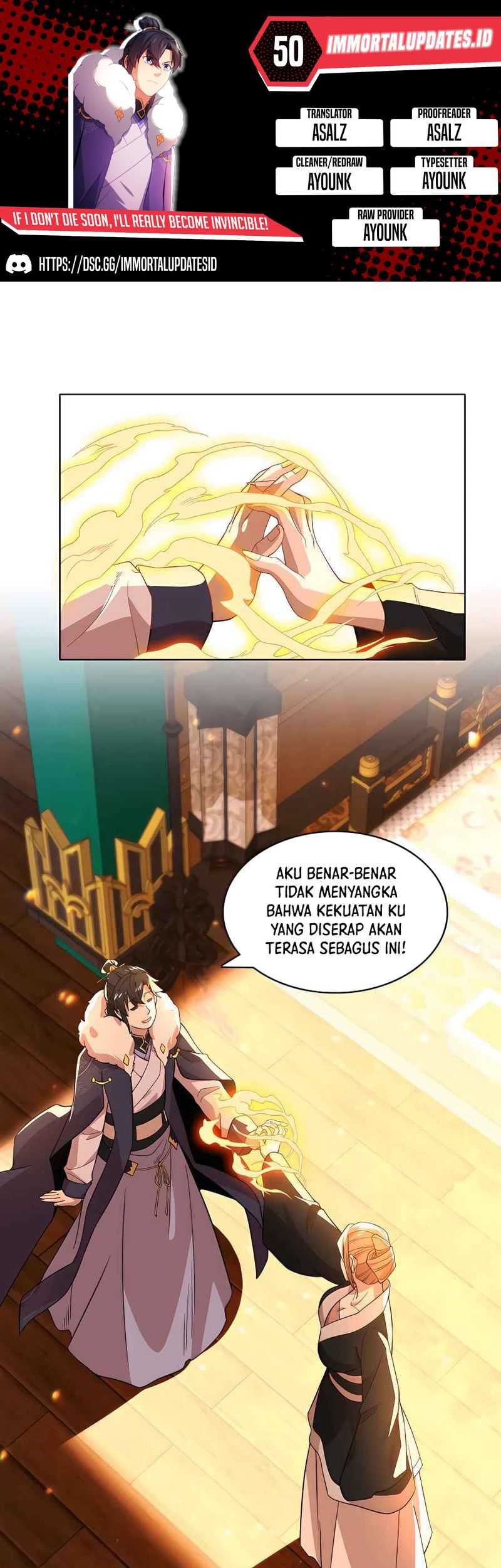 If I Don’t Die, I’ll Be Invincible Chapter 50 - halaman 1