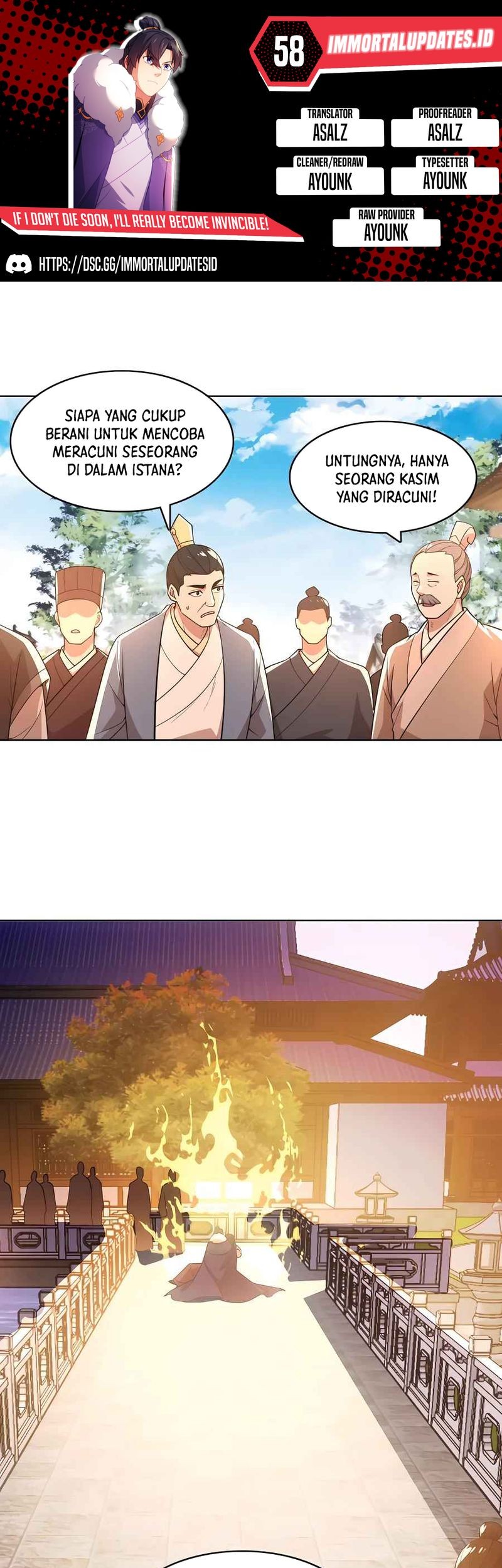 If I Don’t Die, I’ll Be Invincible Chapter 58 - halaman 1