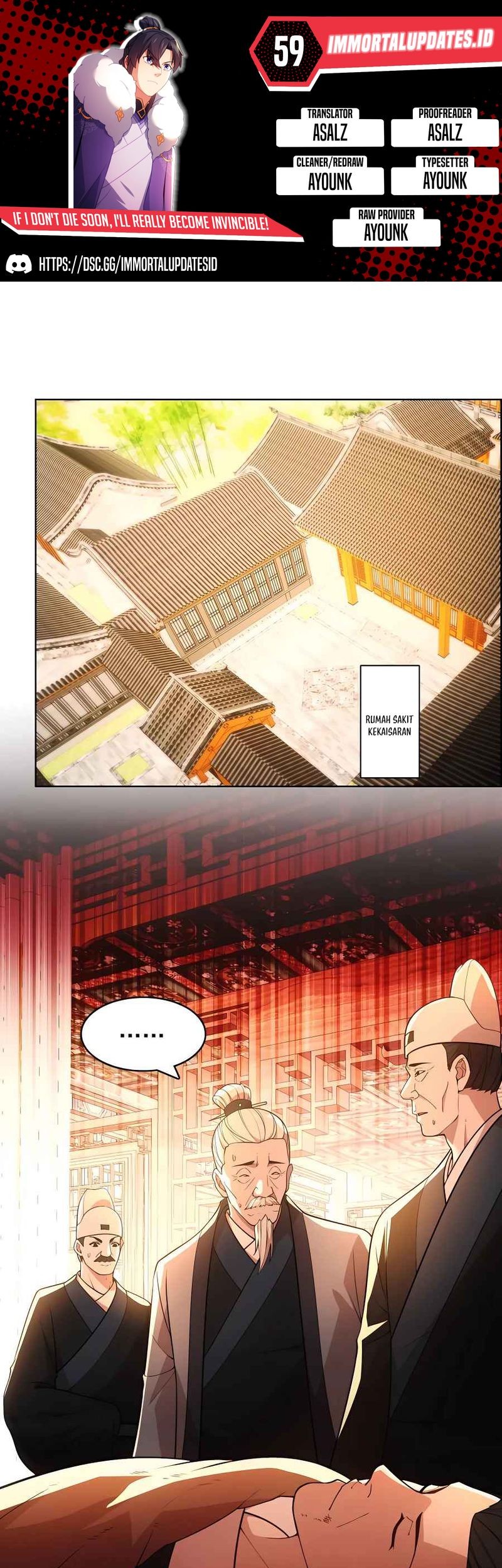 If I Don’t Die, I’ll Be Invincible Chapter 59 - halaman 1