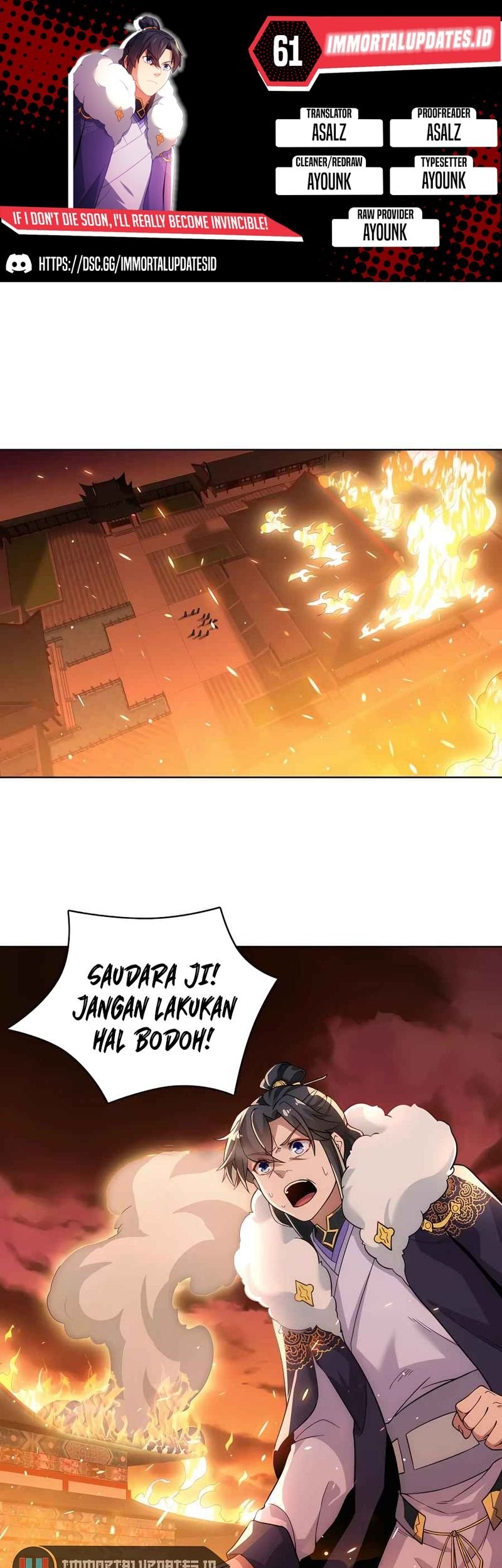 If I Don’t Die, I’ll Be Invincible Chapter 61 - halaman 1