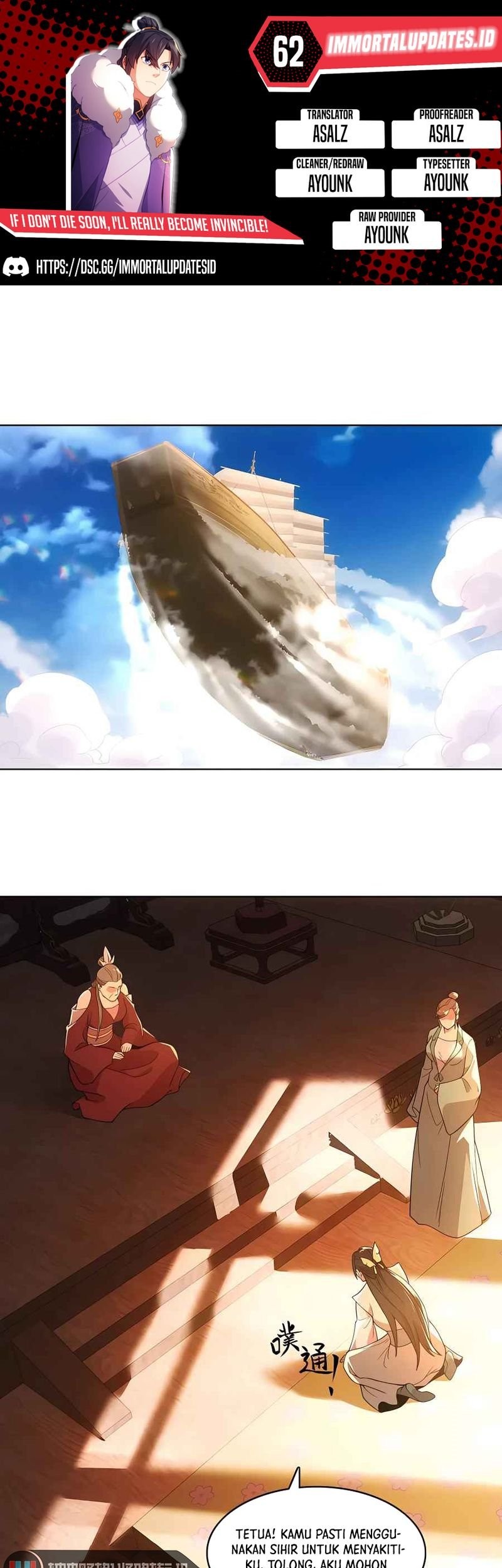 If I Don’t Die, I’ll Be Invincible Chapter 62 - halaman 1