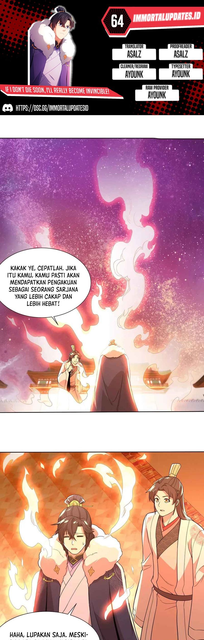 If I Don’t Die, I’ll Be Invincible Chapter 64 - halaman 1