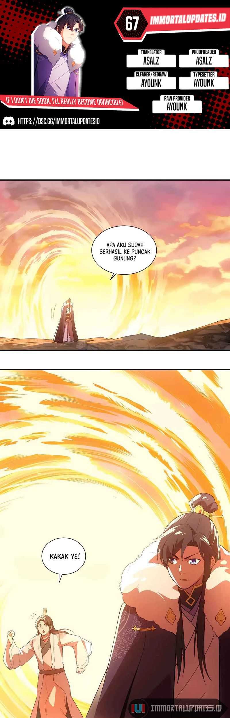 If I Don’t Die, I’ll Be Invincible Chapter 67 - halaman 1