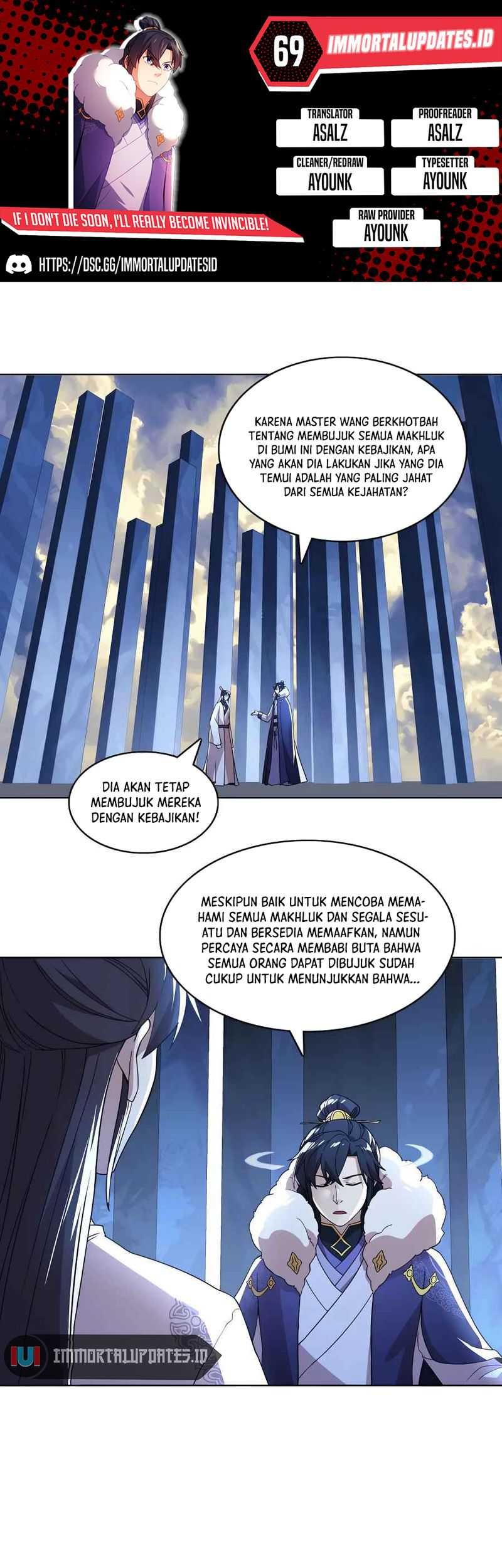 If I Don’t Die, I’ll Be Invincible Chapter 69 - halaman 1