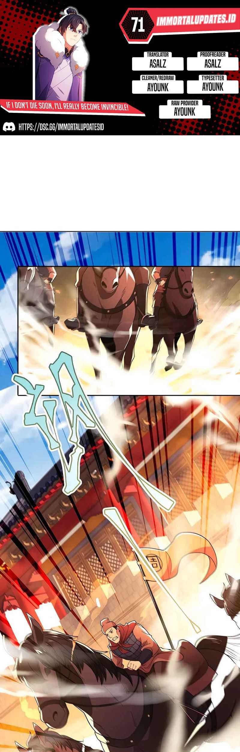 If I Don’t Die, I’ll Be Invincible Chapter 71 - halaman 1
