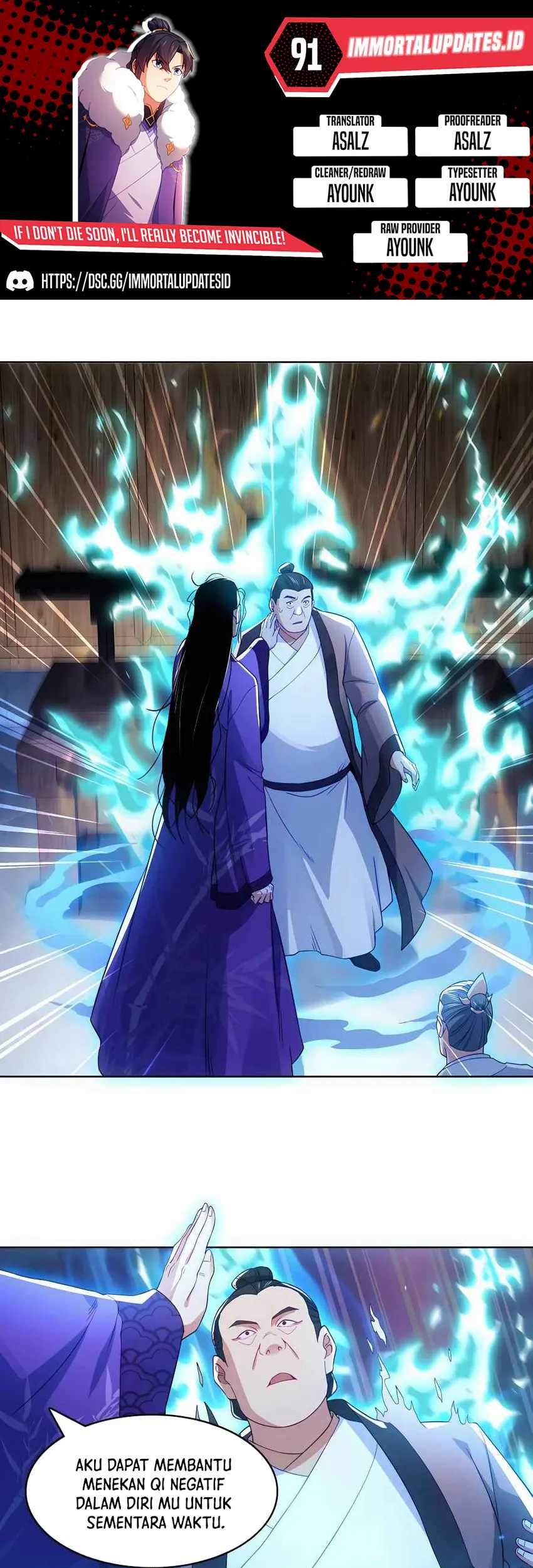 If I Don’t Die, I’ll Be Invincible Chapter 91 - halaman 1