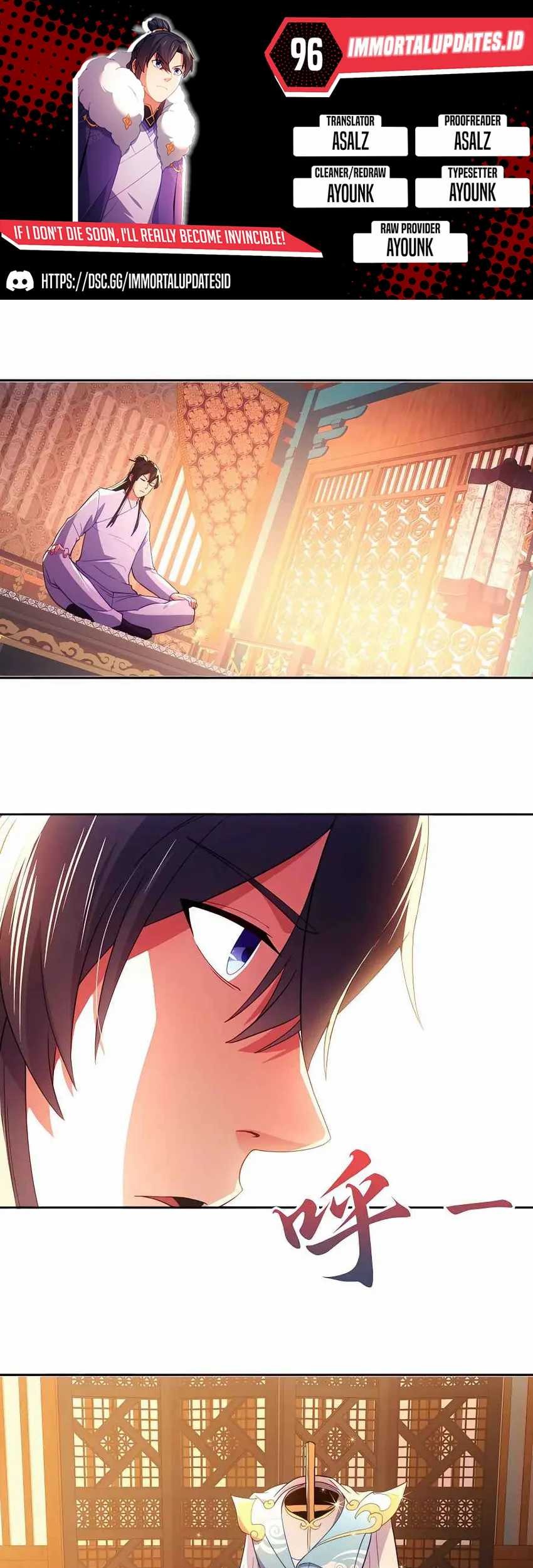 If I Don’t Die, I’ll Be Invincible Chapter 96 - halaman 1