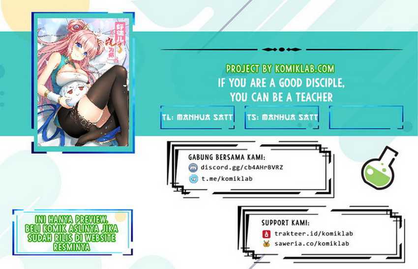 If You Are a Good Disciple, You Can Be a Teacher Chapter 5 - halaman 1