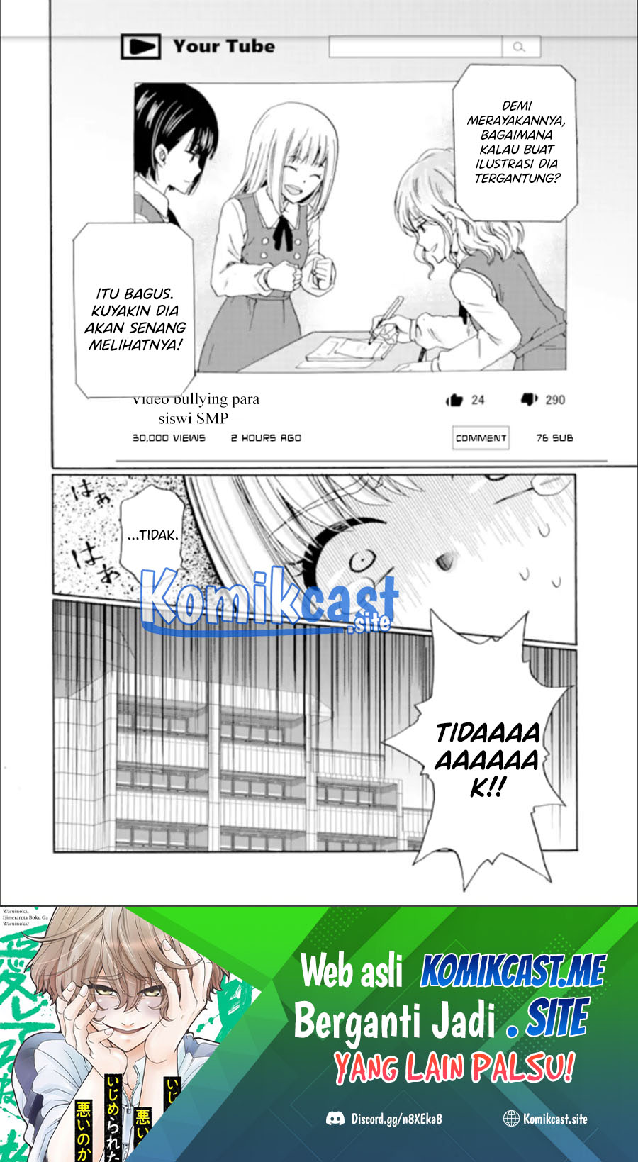 Ijimeru Aitsu ga Warui no ka, Ijimerareta Boku ga Warui no ka? Chapter 15 - halaman 37