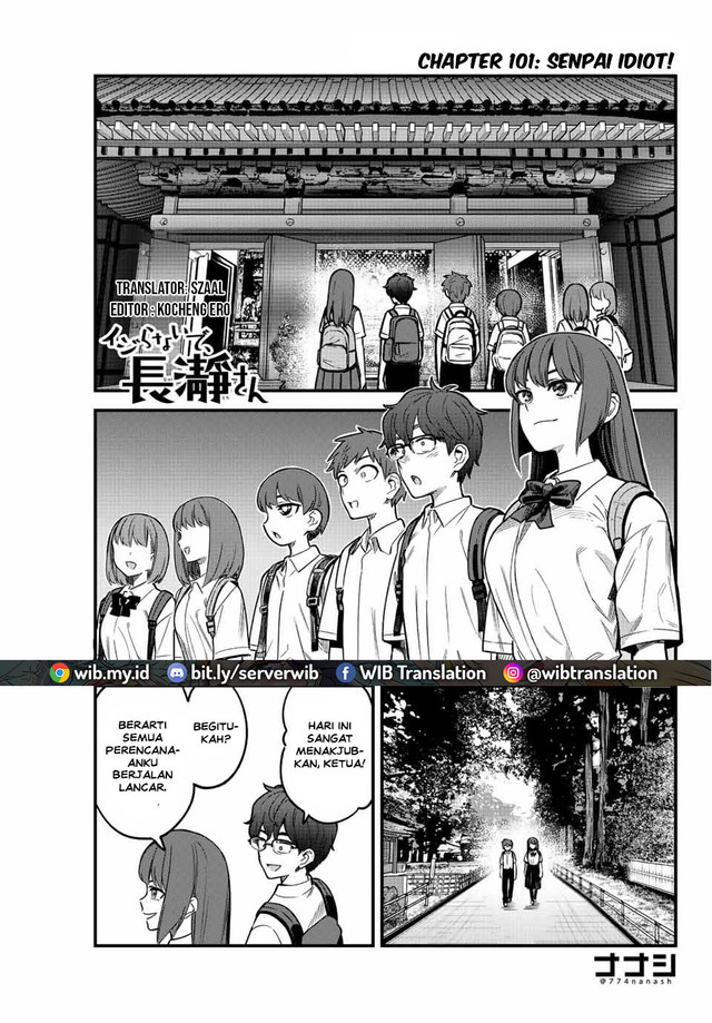 Ijiranaide, Nagatoro-san Chapter 101 - halaman 1