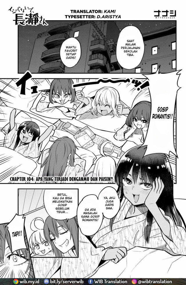Ijiranaide, Nagatoro-san Chapter 104 - halaman 2