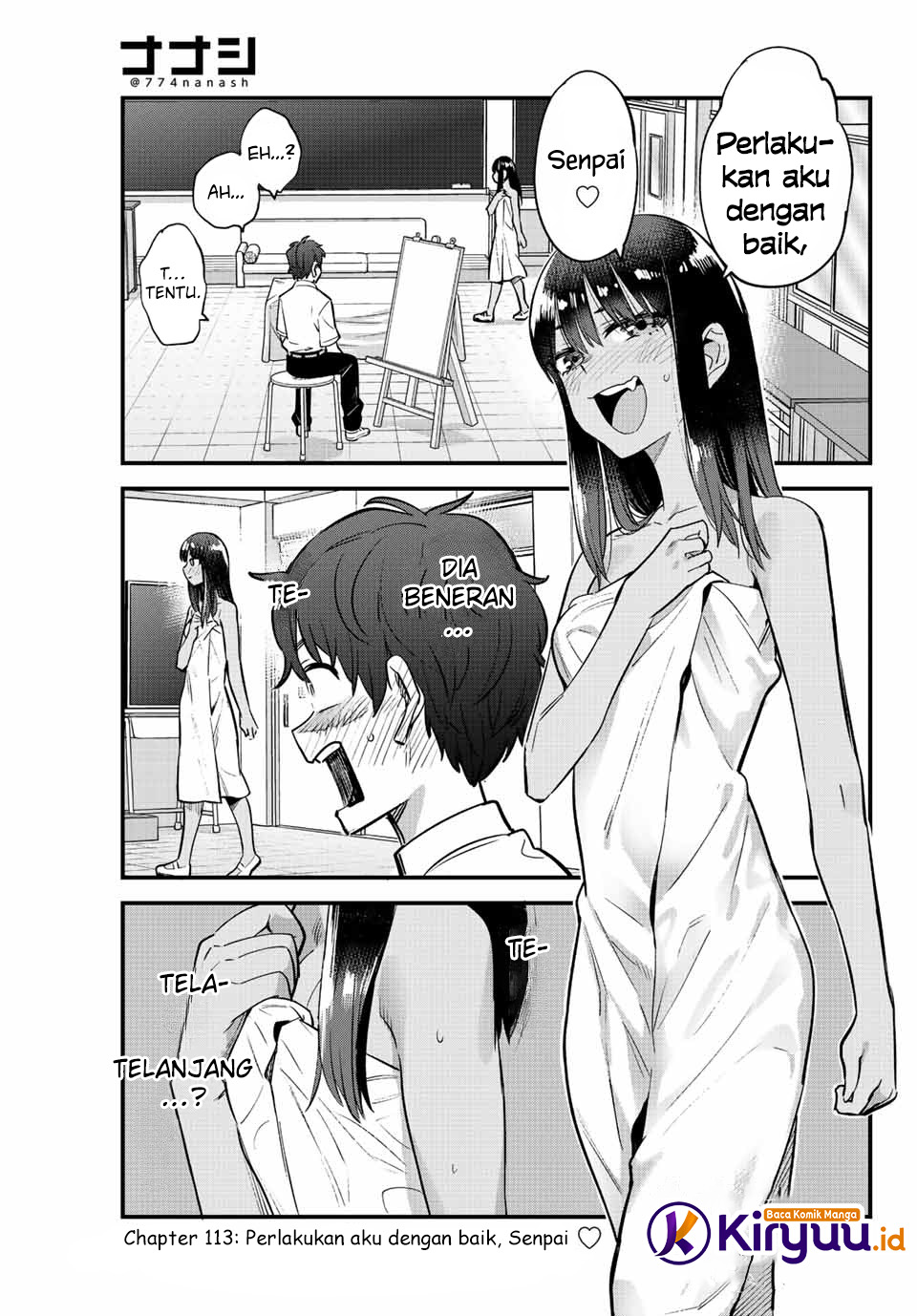 Ijiranaide, Nagatoro-san Chapter 114 - halaman 3