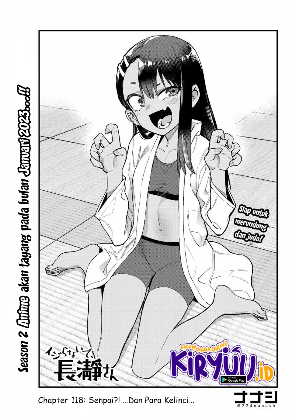 Ijiranaide, Nagatoro-san Chapter 118 - halaman 2