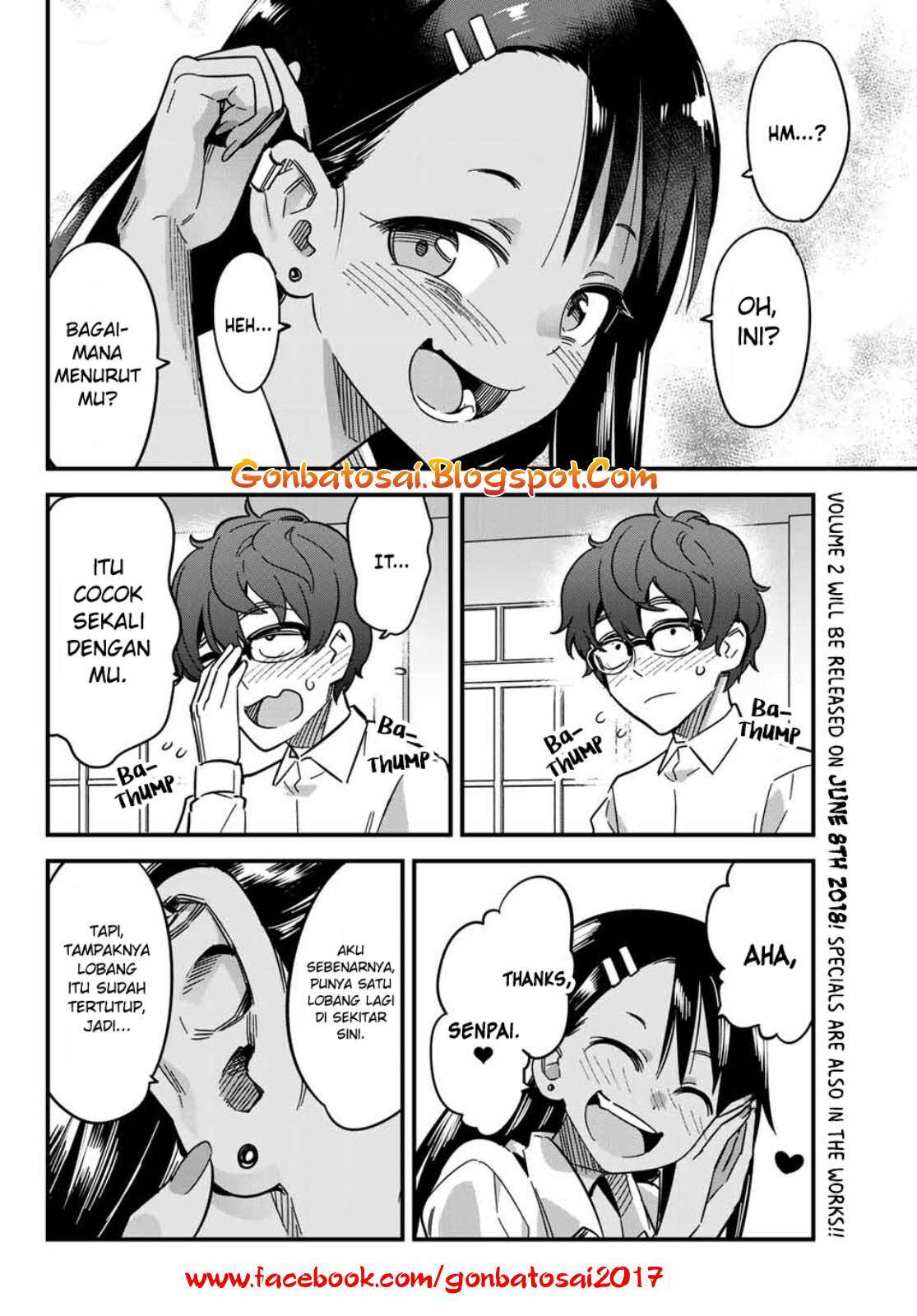 Ijiranaide, Nagatoro-san Chapter 14 - halaman 3