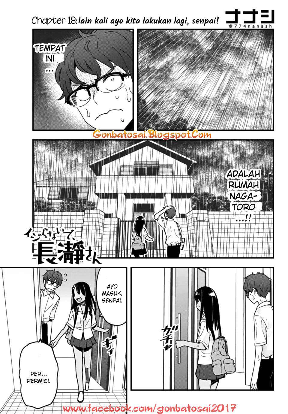 Ijiranaide, Nagatoro-san Chapter 18 - halaman 2