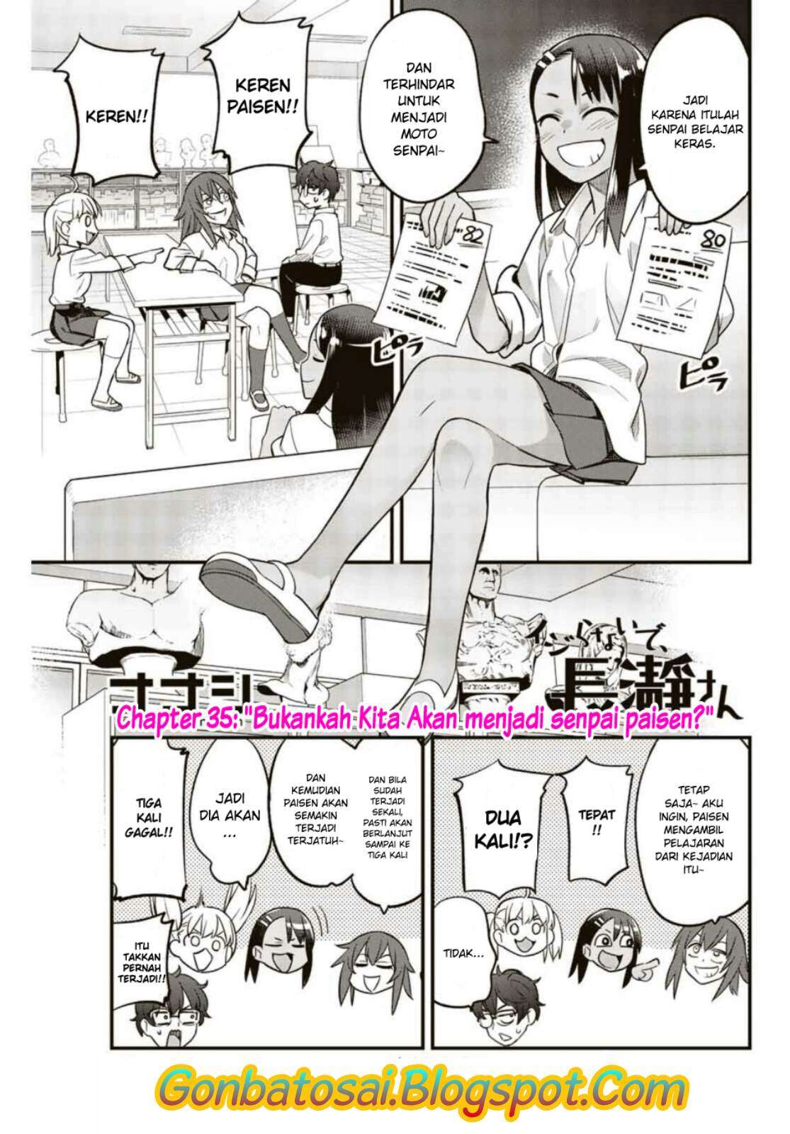 Ijiranaide, Nagatoro-san Chapter 35 - halaman 2