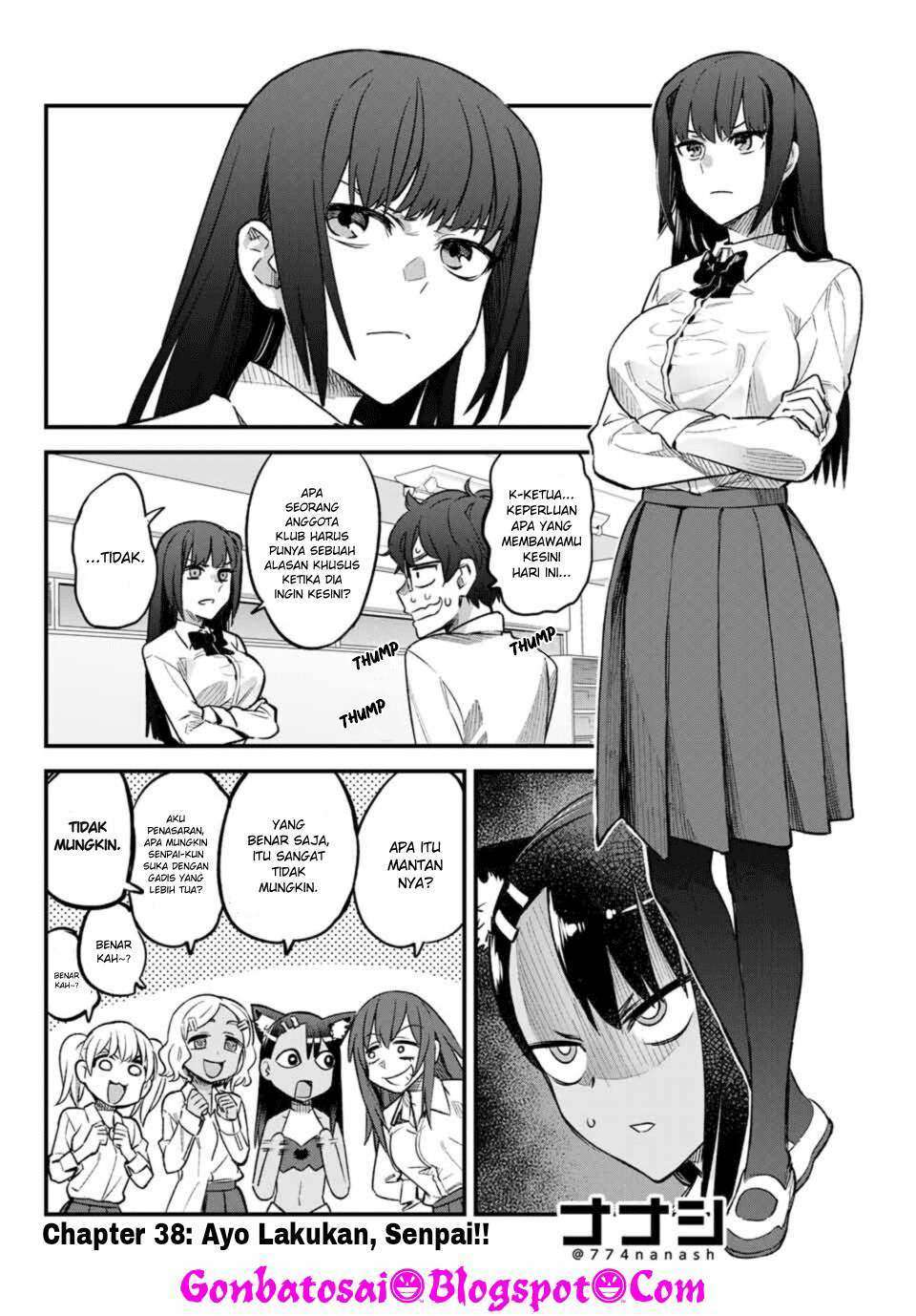 Ijiranaide, Nagatoro-san Chapter 38 - halaman 3