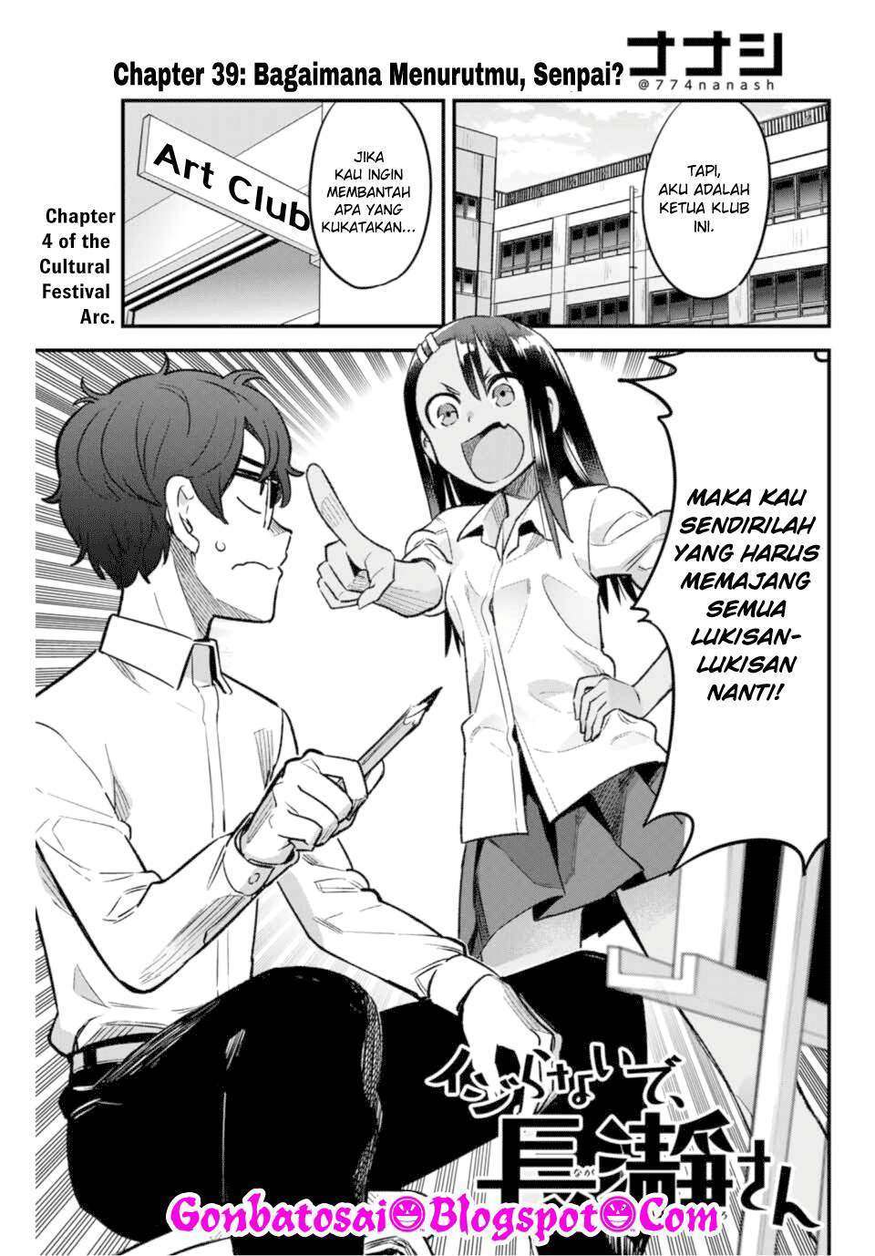 Ijiranaide, Nagatoro-san Chapter 39 - halaman 2