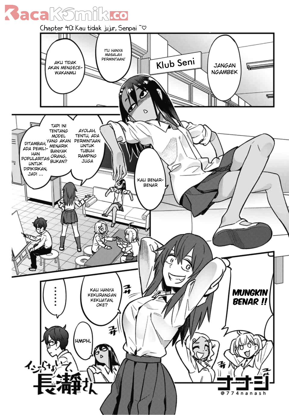 Ijiranaide, Nagatoro-san Chapter 40 - halaman 2