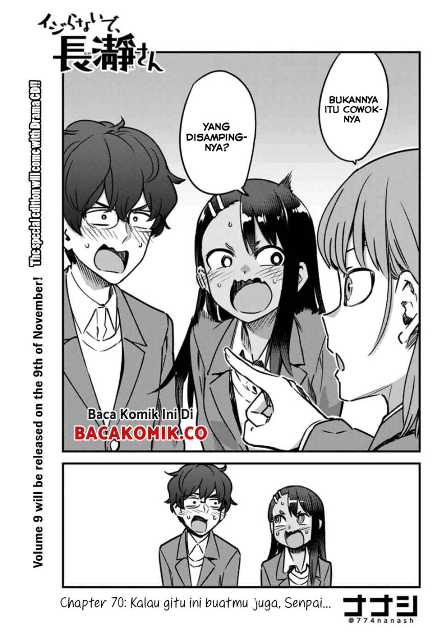 Ijiranaide, Nagatoro-san Chapter 70 - halaman 2