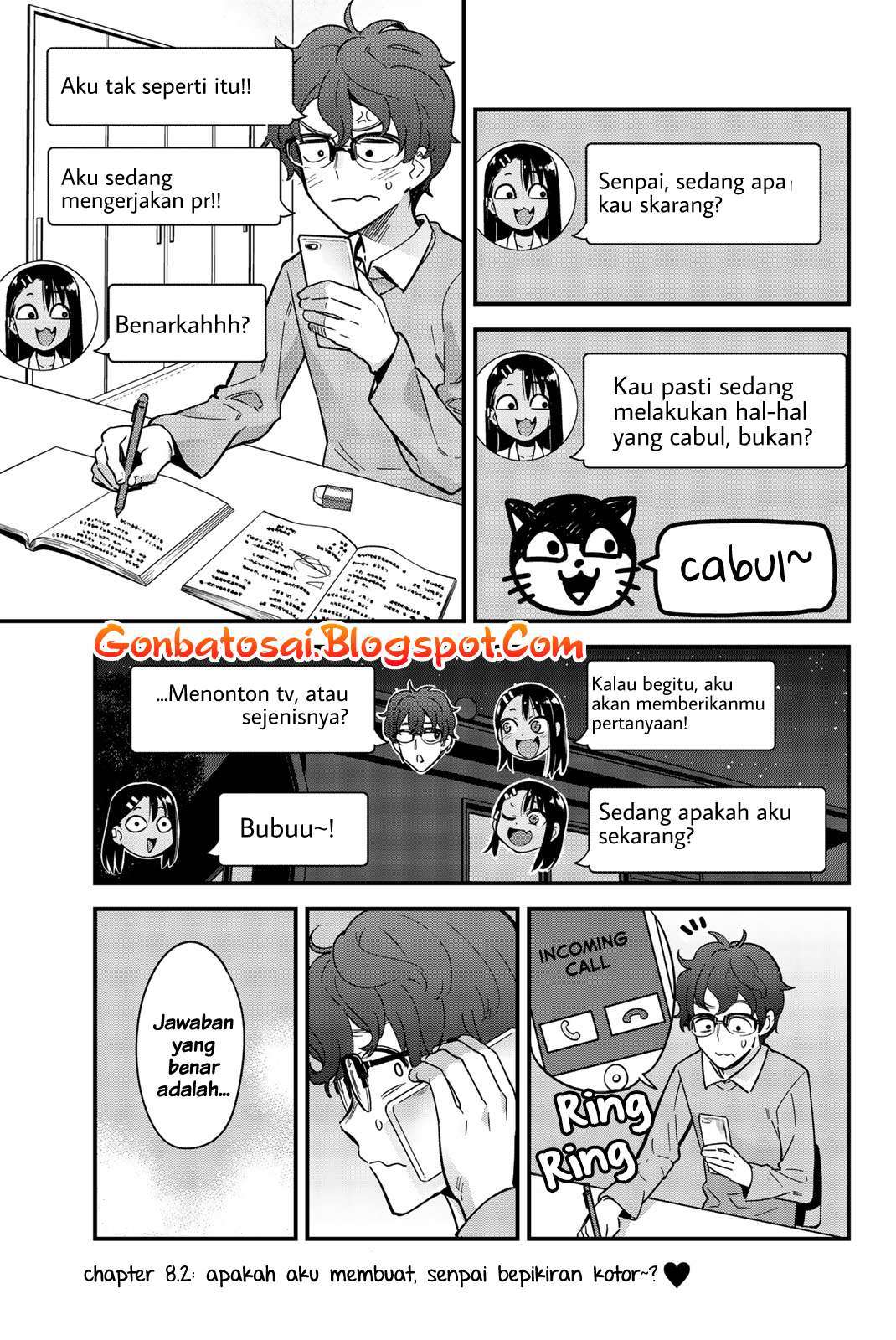 Ijiranaide, Nagatoro-san Chapter 8.2 - halaman 5