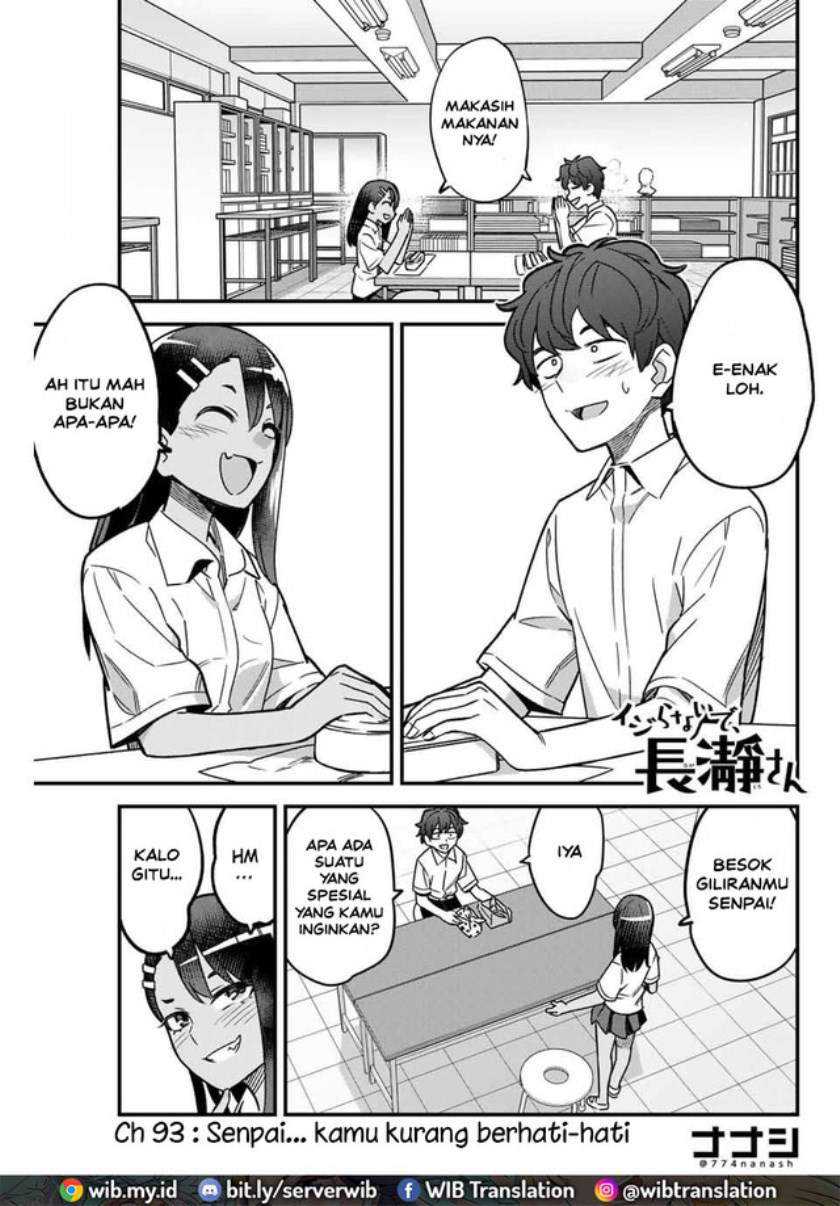 Ijiranaide, Nagatoro-san Chapter 93 - halaman 2