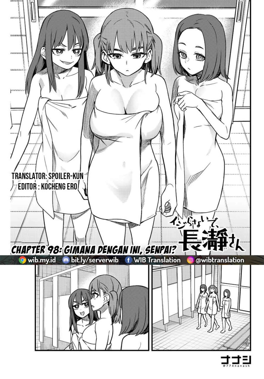 Ijiranaide, Nagatoro-san Chapter 98 - halaman 1