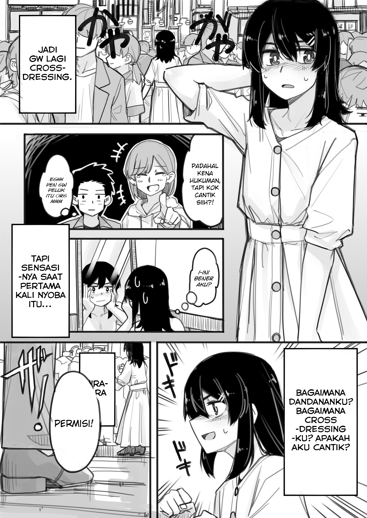 Ikemen Joshi to Josou Danshi Chapter 1 - halaman 1