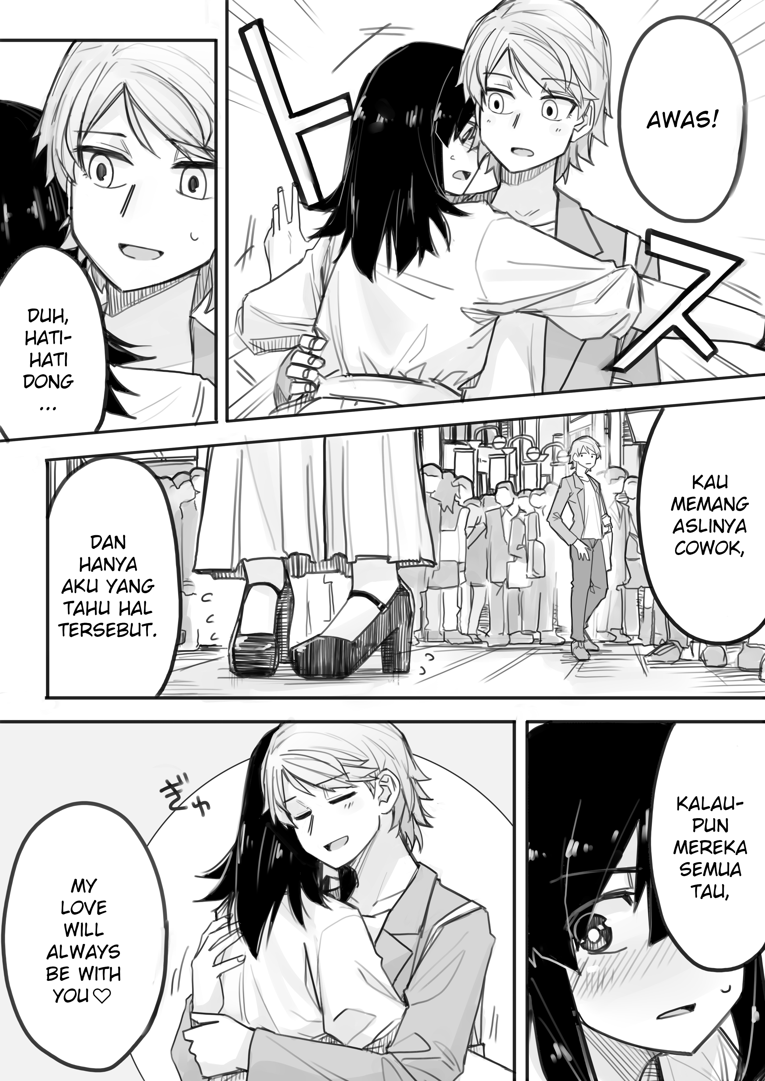 Ikemen Joshi to Josou Danshi Chapter 4 - halaman 3